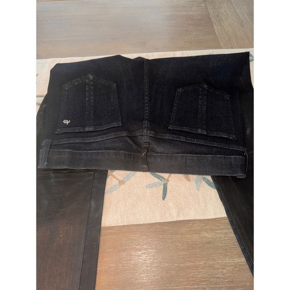 Rag & Bone Leather‎ Coated Skinny Jeans Dark Wash Denim Pants Size 30 - Picture 8 of 13